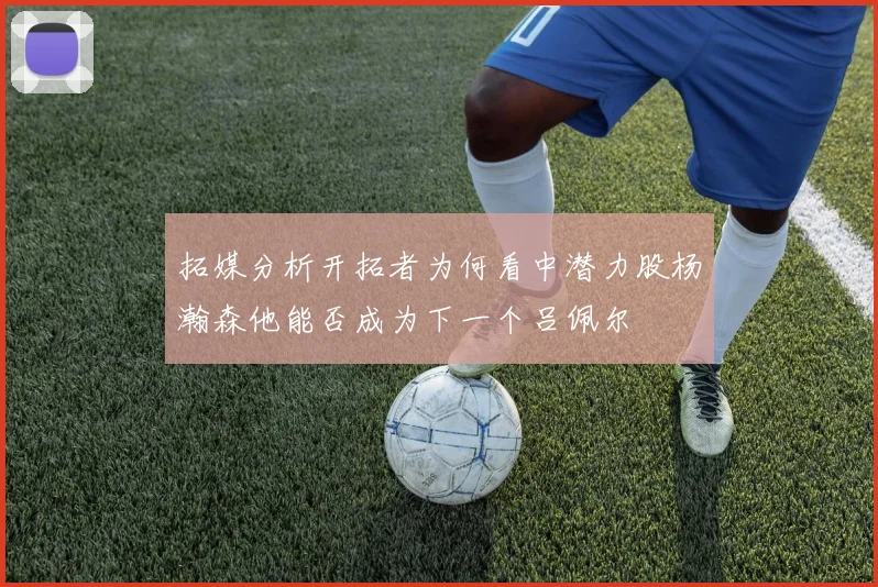 拓媒分析开拓者为何看中潜力股杨瀚森他能否成为下一个吕佩尔