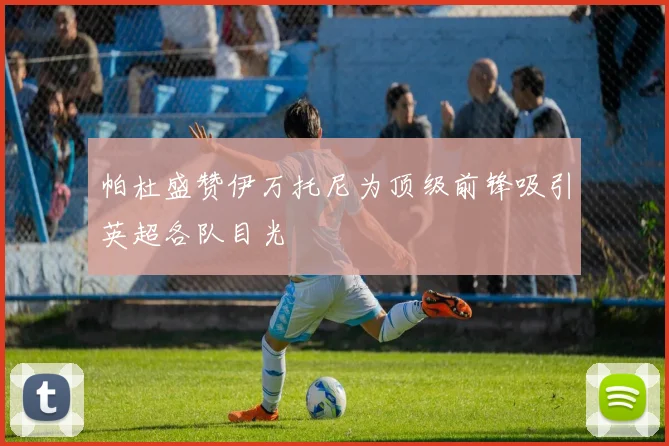 帕杜盛赞伊万托尼为顶级前锋吸引英超各队目光